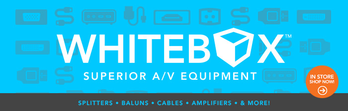 Whitebox Superior AV Equipment. Shop Online.