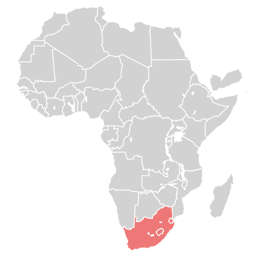 Africa coverage map